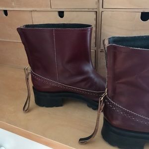Marni dk red boots size 39 IT/EUR